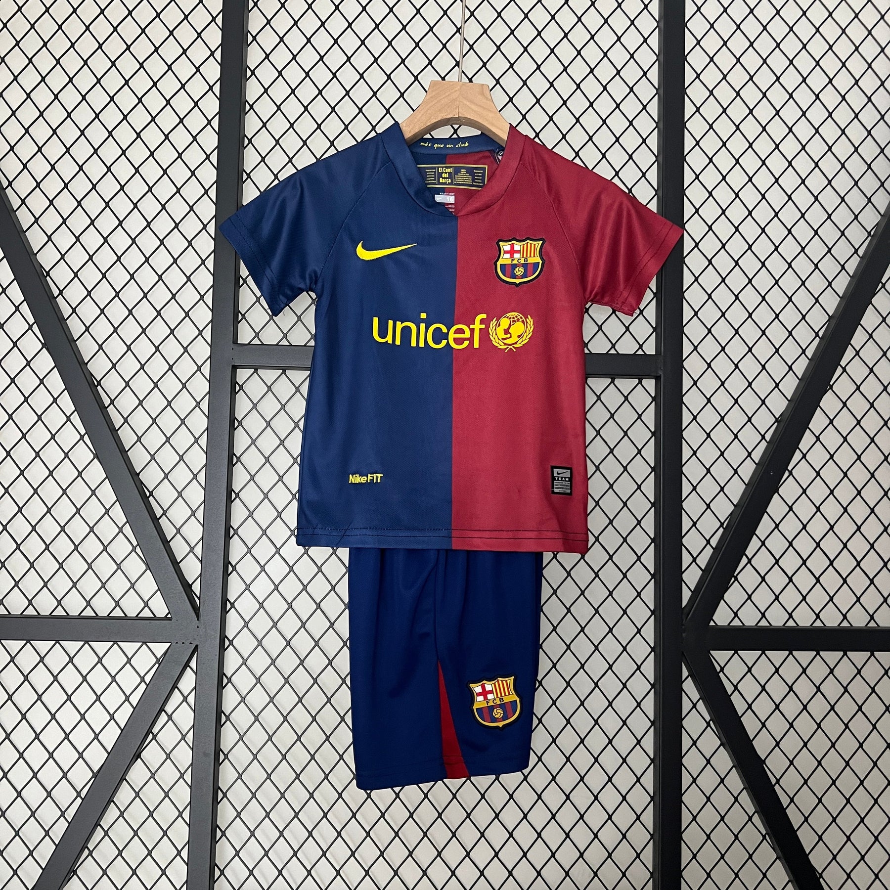 JERSEY BARCELONA I 08/09 KIDS KIT (RETRO)