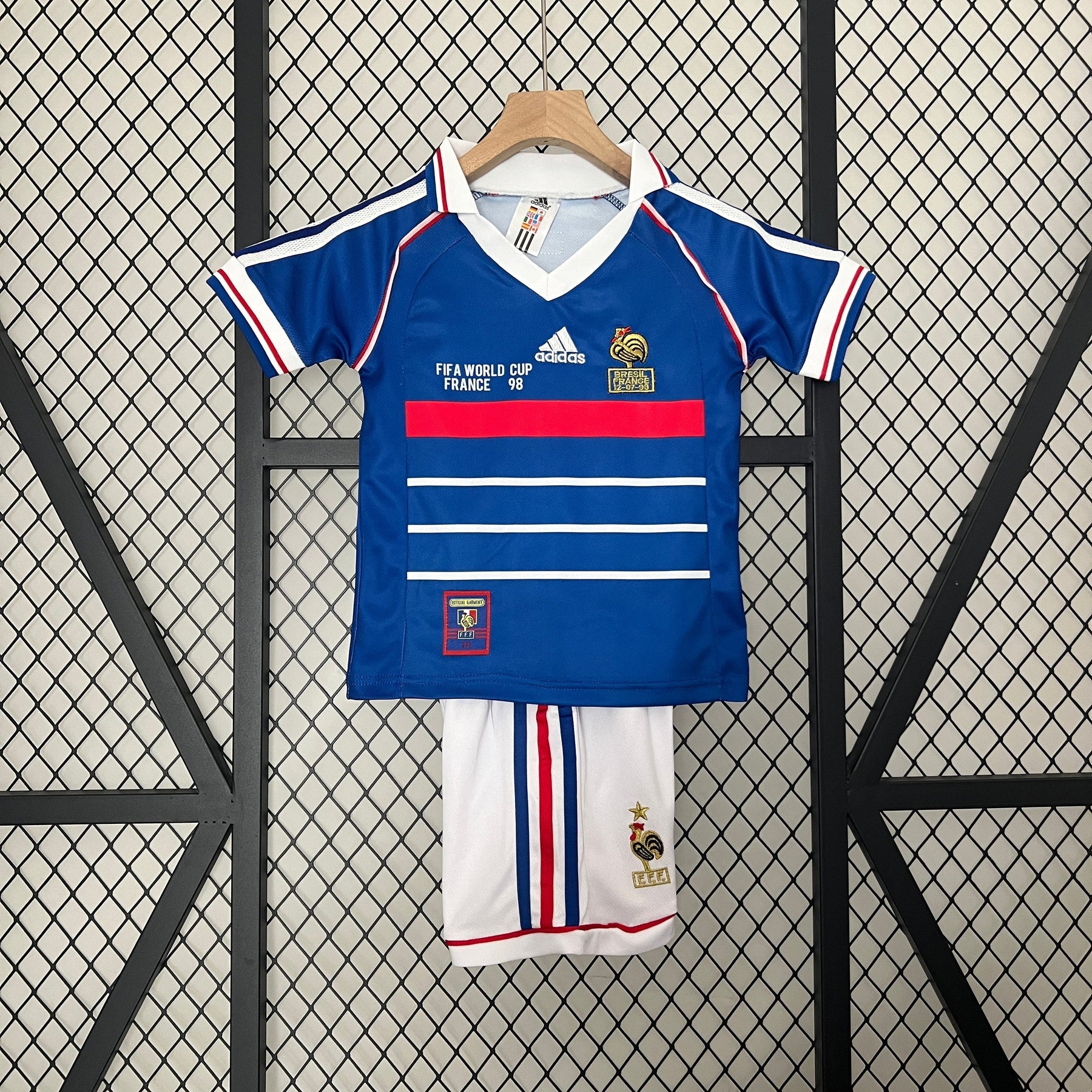 JERSEY FRANCE I SPECIAL FINAL WORLDWIDE 98 KIDS KIT (RETRO)