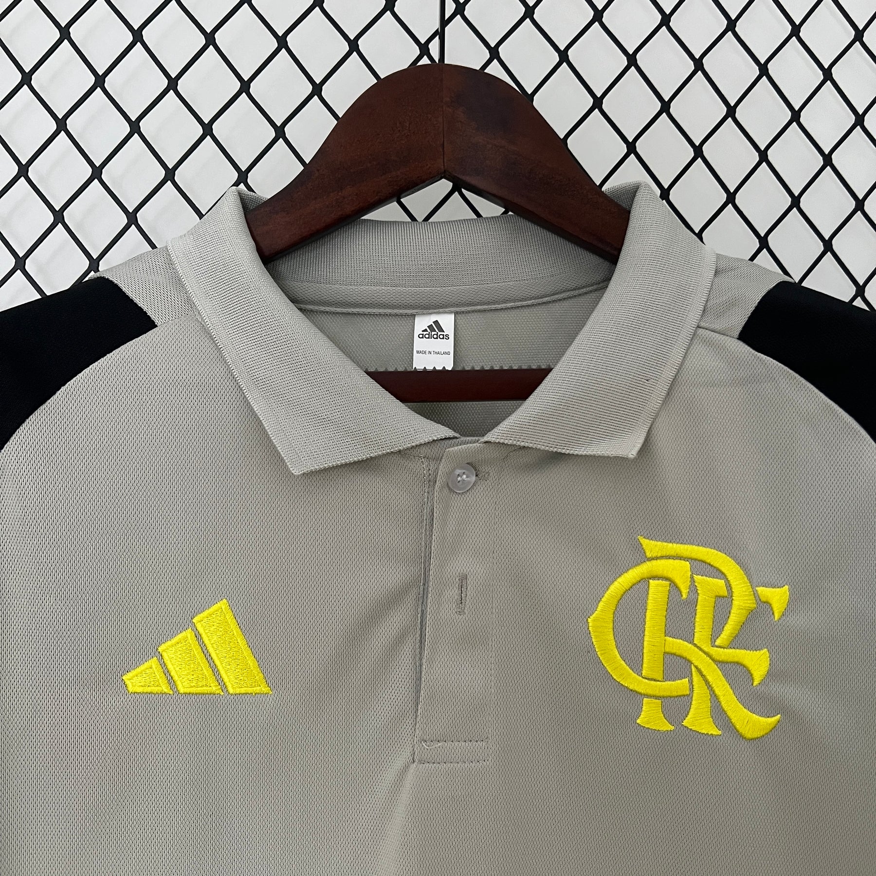 24/25 polo Flamengo Training Wear Gray