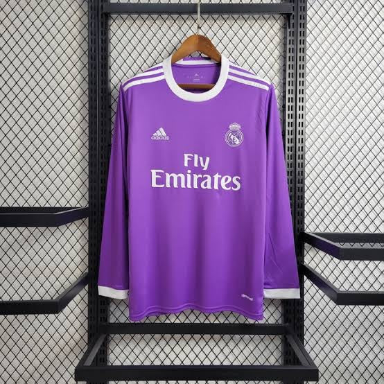 REAL MADRID PURPLE  MEN (RETRO) (LONG SLEEVE)