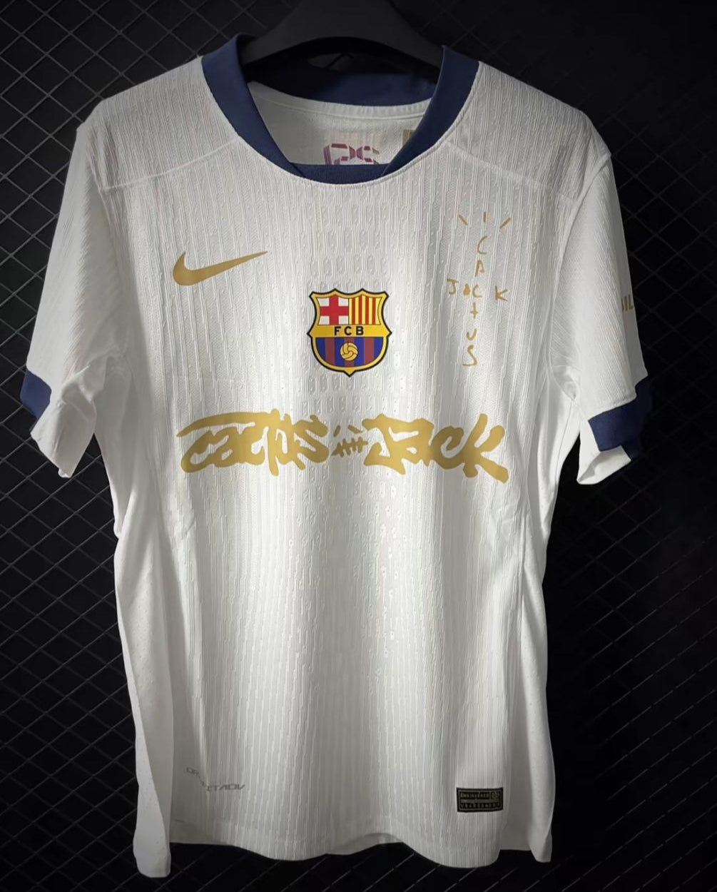 25/26 BARCELONA SPECIAL EDITION TRAVIS SCOTT CACTUS JACK WHITE