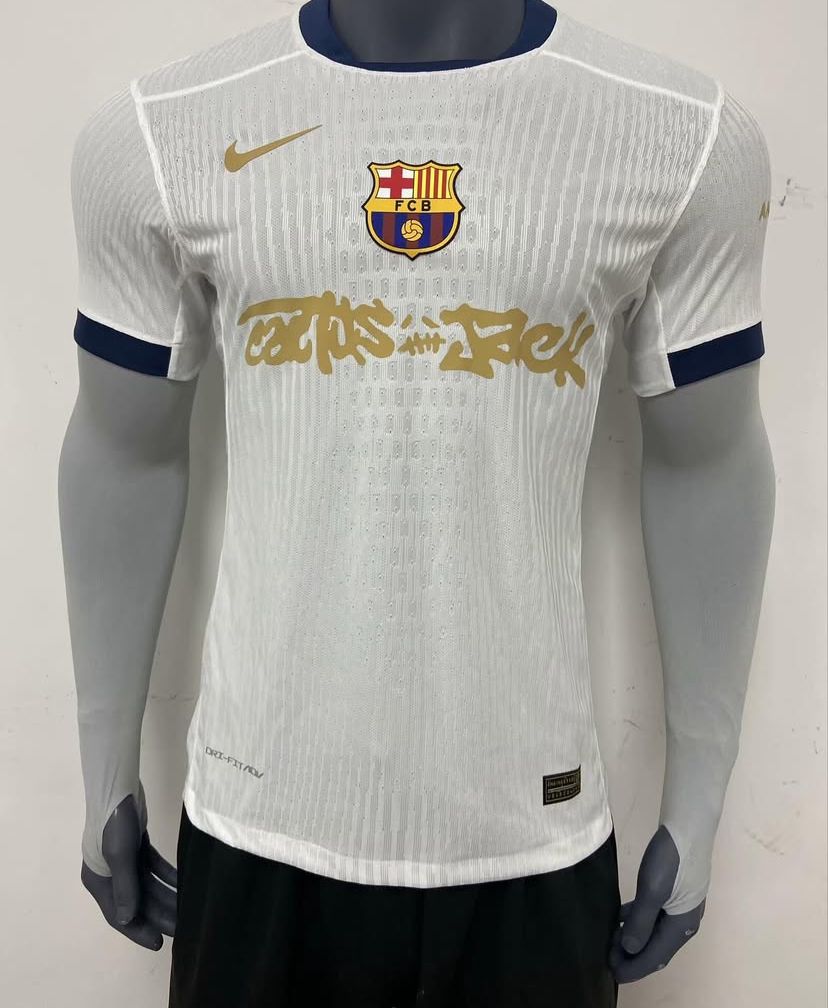 25/26 BARCELONA SPECIAL EDITION TRAVIS SCOTT CACTUS JACK WHITE