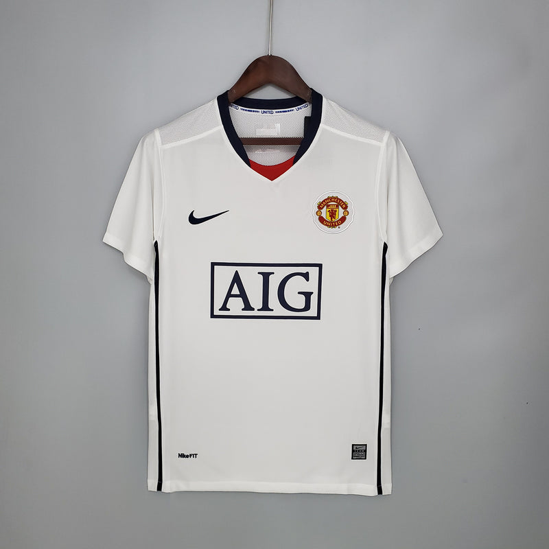 Retro Manchester United 08/09 League Edition away White