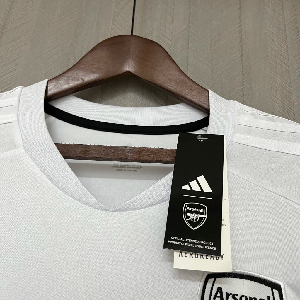JERSEY ARSENAL WHITE FAN VERSION EDITION LIMITED 24/25