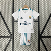 JERSEY REAL MADRID I 17/18 KIDS KIT (RETRO)
