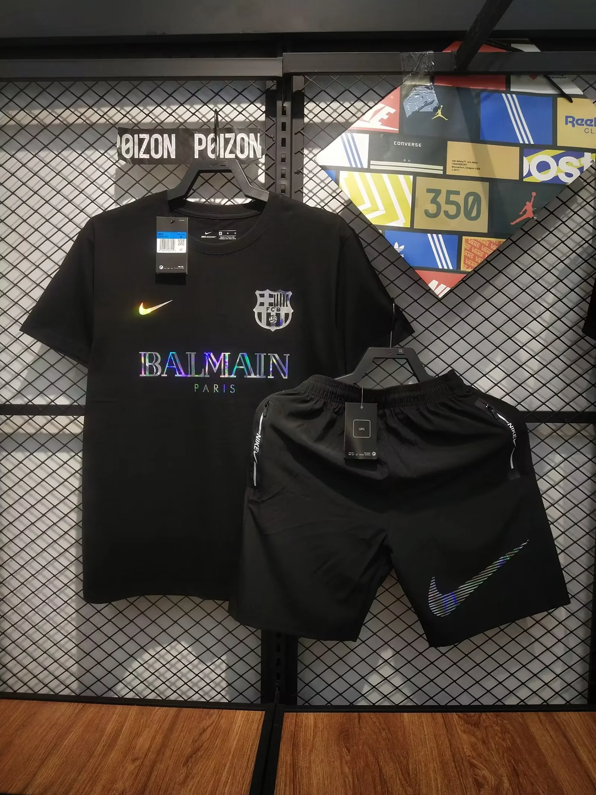 KIT BARCELONA SPECIAL EDITION BALMAIN PARIS BLACK 24/25 MEN
